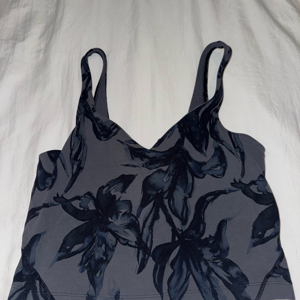 lululemon athletica Black Floral Camisole - Align